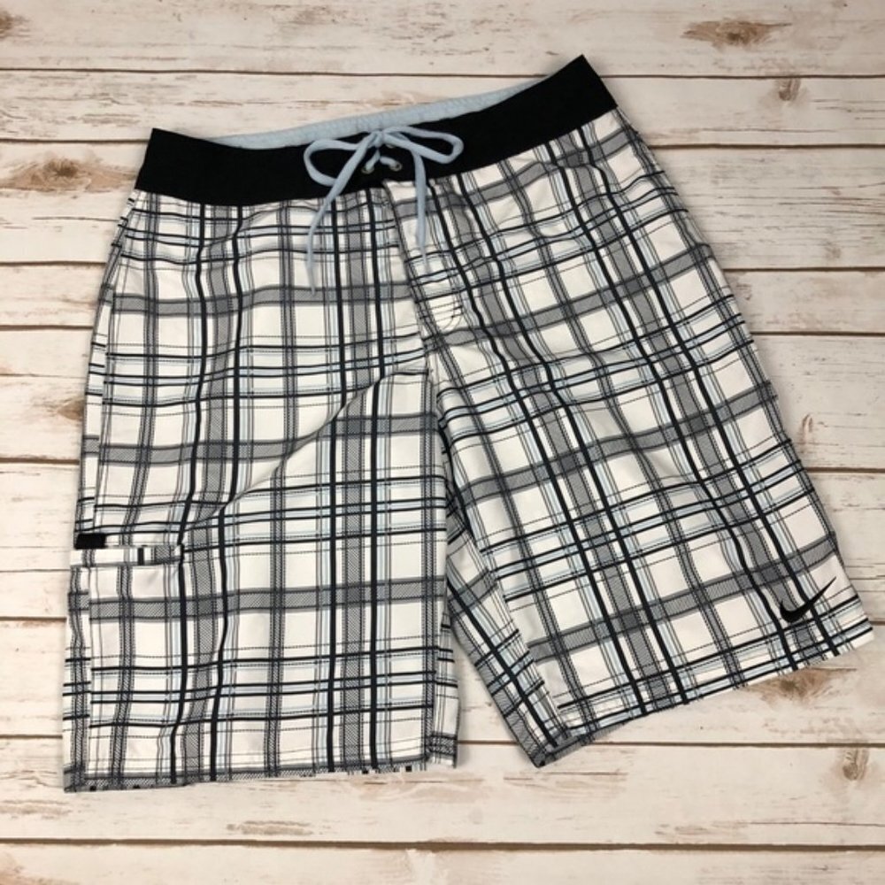 Nike Black & White Board / Swim Shorts